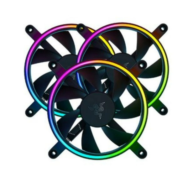 Razer Ventilateur pour PC Kunai 120MM aRGB LED PWM Performance Fan – 3 Fans Ref: RC21-01810100-R3M1