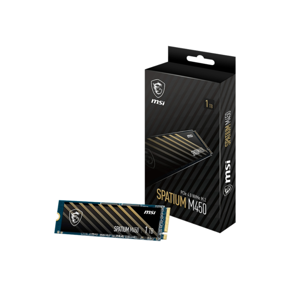 MSI SSD Interne SPATIUM M450 PCIe 4.0 NVMe M.2 2TB