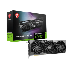 MSI Carte Graphique GeForce RTX 4070 Ti GAMING X SLIM 12G