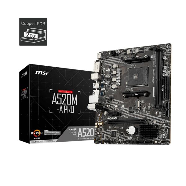 MSI Carte Mère A520M-A PRO - DIPHOSON