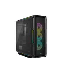 Corsair Boîtier Moyen-Tour connecté en Verre trempé iCUE 5000T RGB, Noir